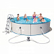 картинка Стальной бассейн Hydrium Splasher Pool Set 360х90 см, 8648 л, фильтр-насос 2006л/ч, лестница, Bestway, 56377 BW от магазина Лазалка