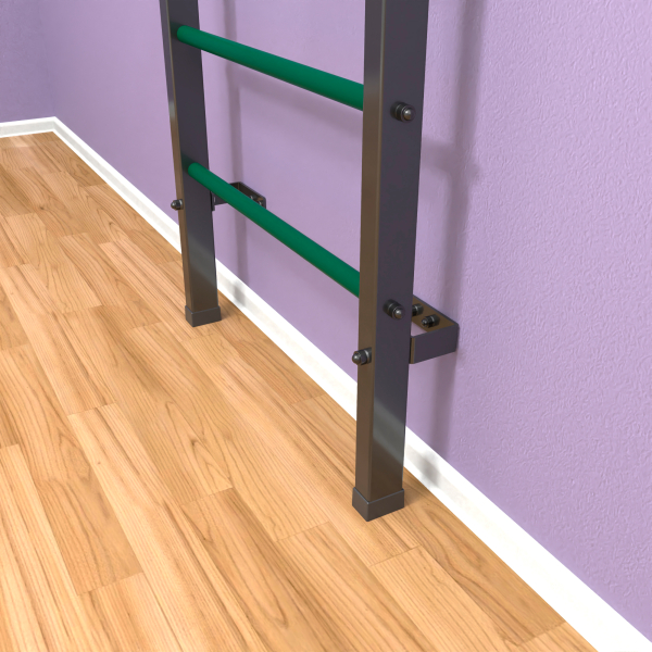 Шведская стенка «LittleSport» Graphite Pull-Up 2.0 зеленые ступени