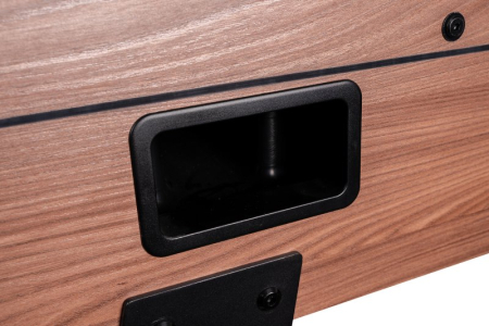 картинка Игровой стол - футбол "Eiffel" (151х75,5х90см) коричнево-черный от магазина Лазалка