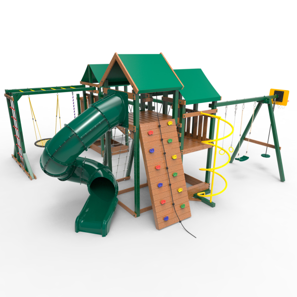 Детская площадка Пикник "Форест" Стэйдж К с винтовой трубой
