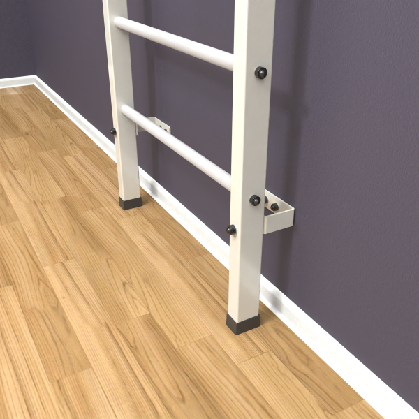 Шведская стенка «LittleSport» White Pull-Up 2.0 белые ступени