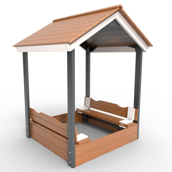 Детская деревянная песочница с крышей "Ультра"