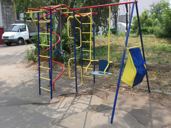 Детский спортивный комплекс для дачи Пионер "Вираж плюс" (ТК)