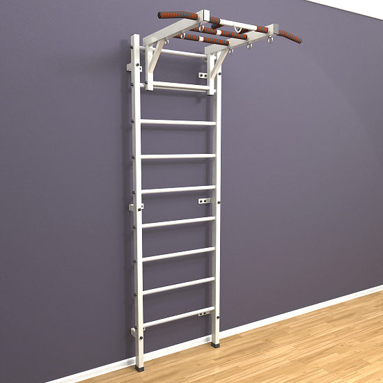картинка Шведская стенка «LittleSport» White Long белые ступени от магазина Лазалка