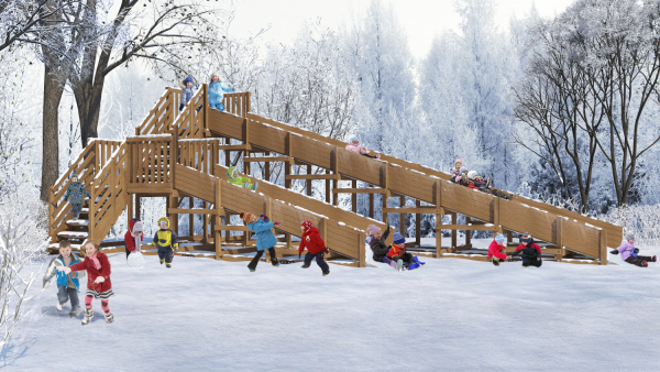 Ледяная горка SWAN-4