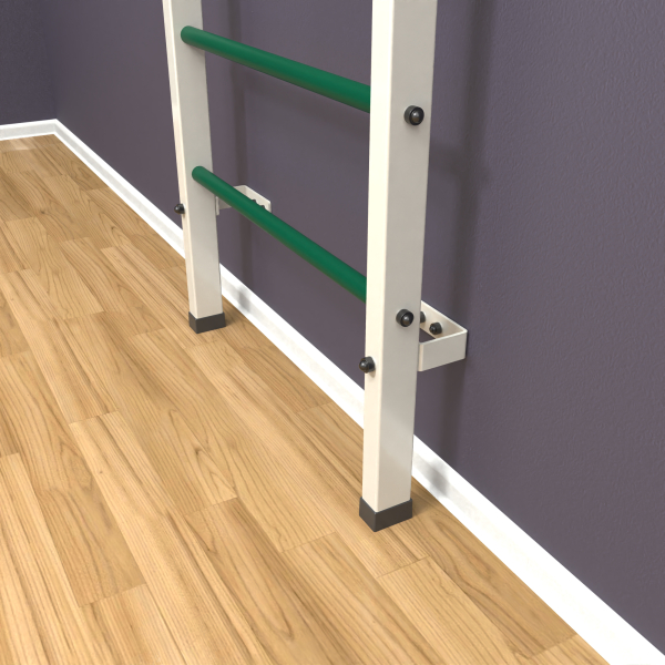 Шведская стенка «LittleSport» White Pull-Up зеленые ступени