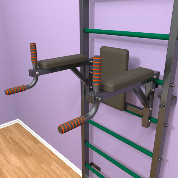 Шведская стенка «LittleSport» Graphite Pull-Up 2.0 зеленые ступени