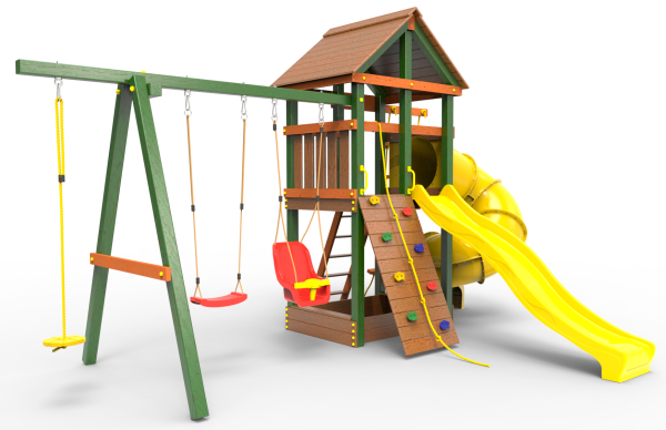 Детская площадка Пикник "Вега Д" с винтовой трубой